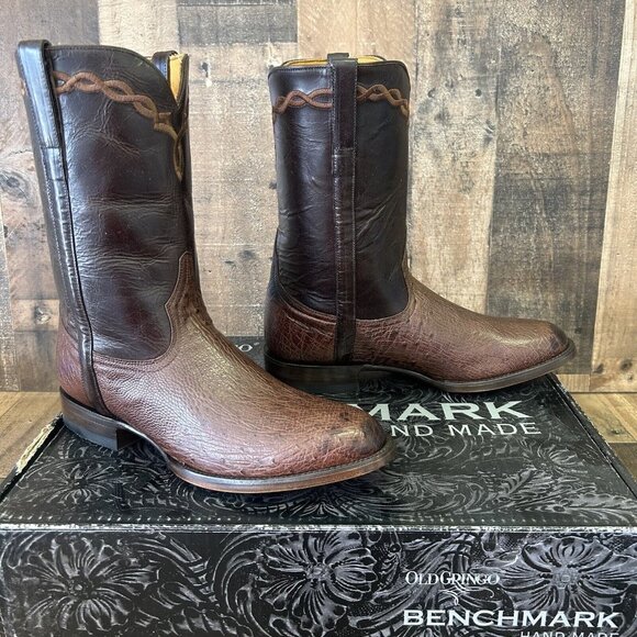 Old Gringo Amarillo 10” MK2293-2 Smooth Ostrich Western Cowboy Boots Mens 9 D - Picture 5 of 12